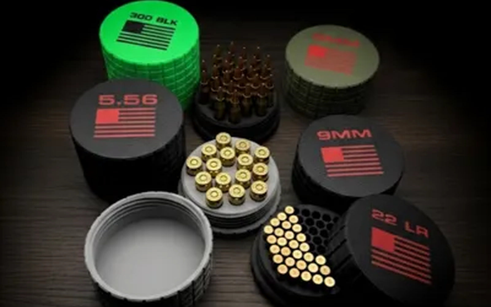 Frag Pattern Ammo Case